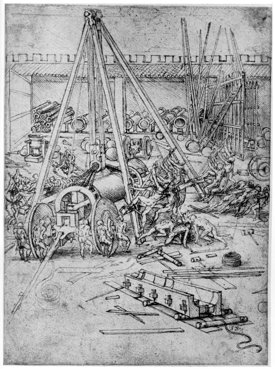 Slévárna děl, 1487 1954. od Leonardo da Vinci