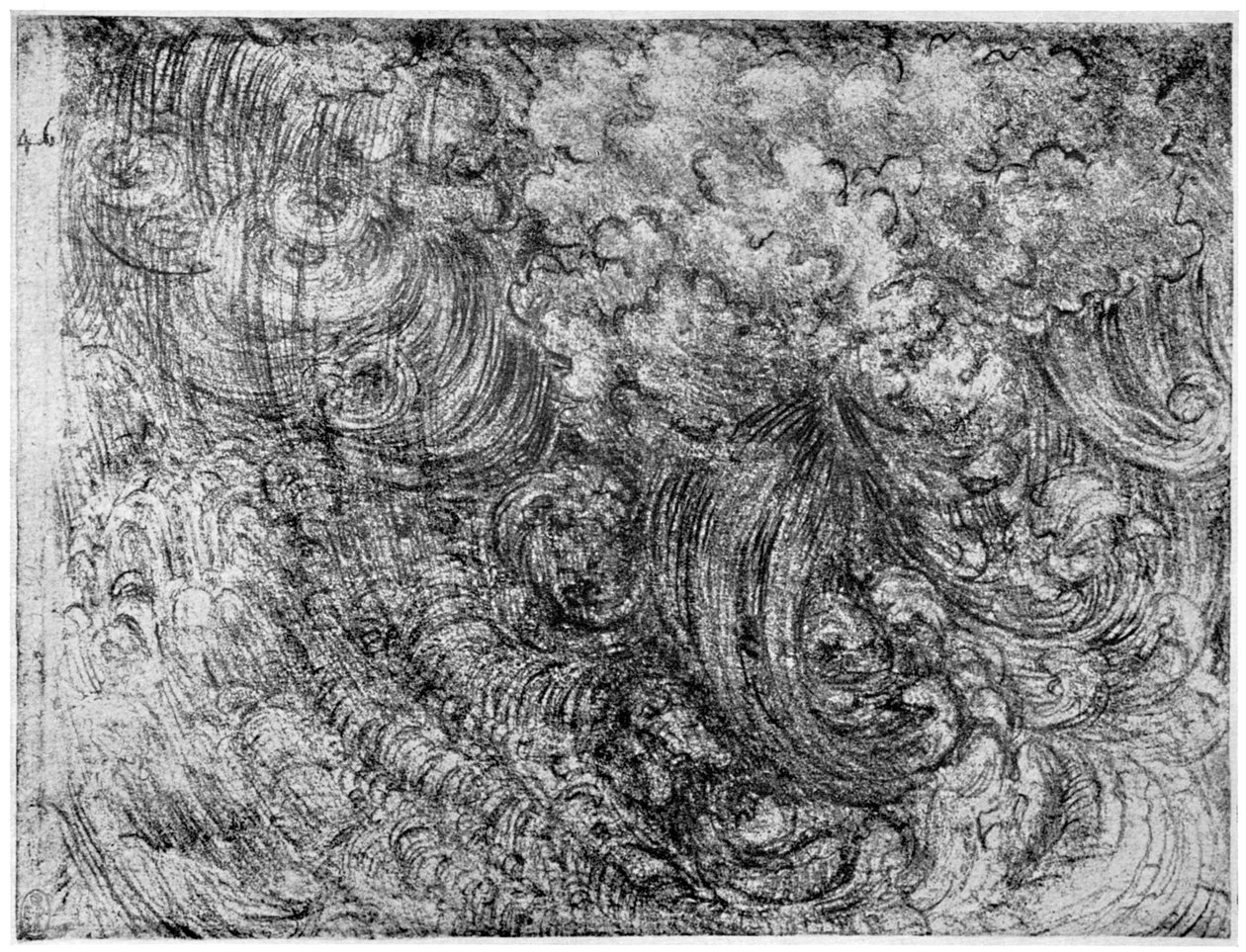 Konec světa, c1514-1515 1954 od Leonardo da Vinci