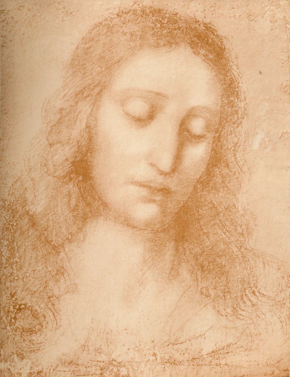 Hlava Vykupitele, 15. století, 1932 od Leonardo da Vinci