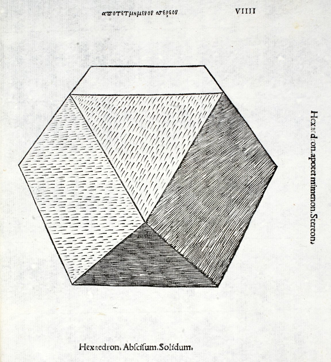 Solid Hexaedron, ilustrace z 