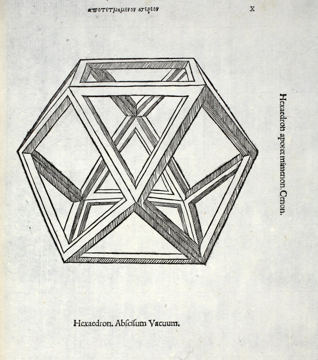 Hexaedron Abscissum Vacuum, ilustrace z 