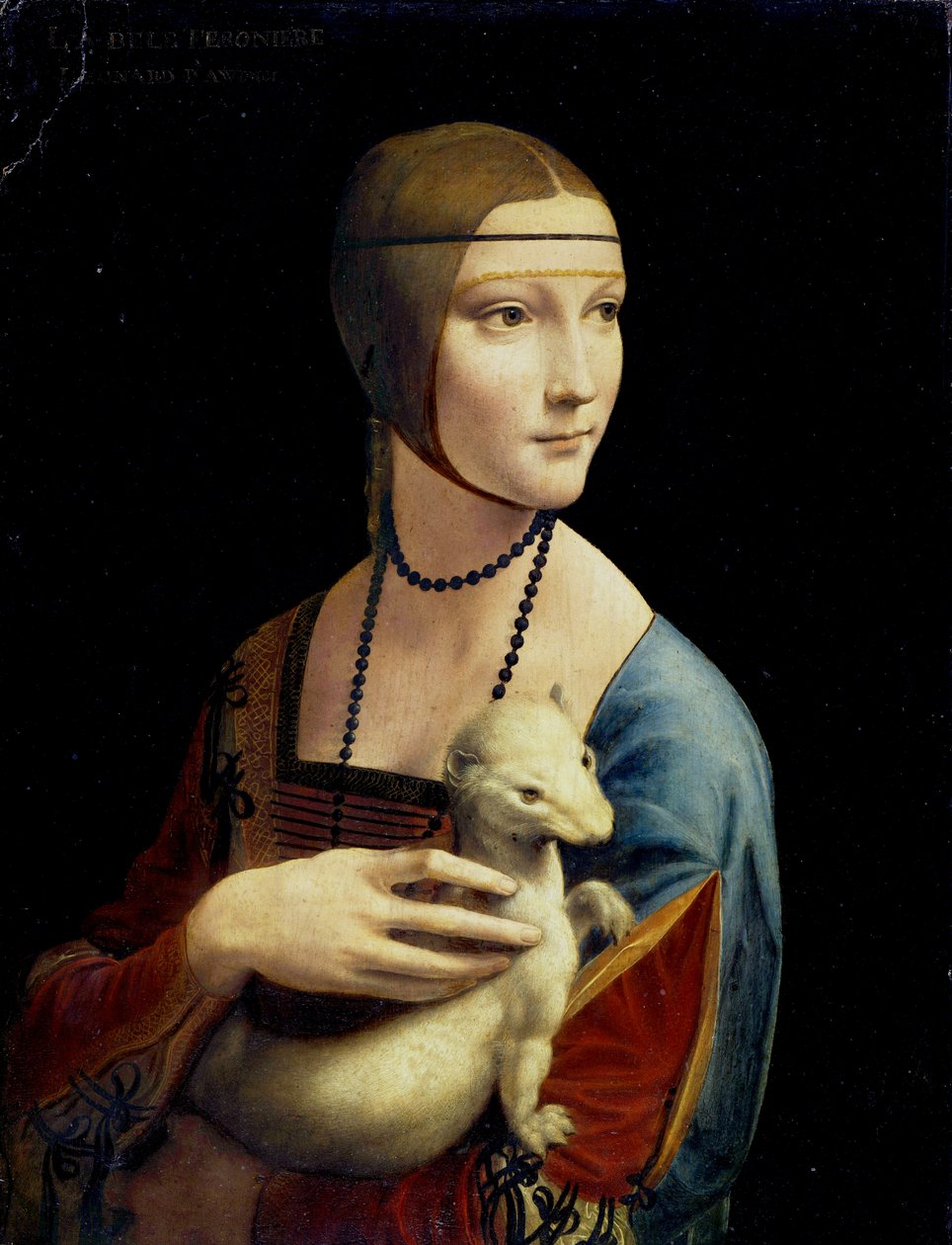 Italština:  Dama con l
