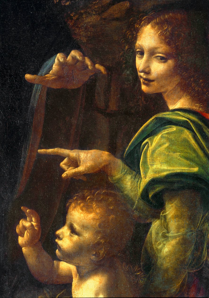 La Vierge aux rochers - Skalní madona ... od Leonardo da Vinci