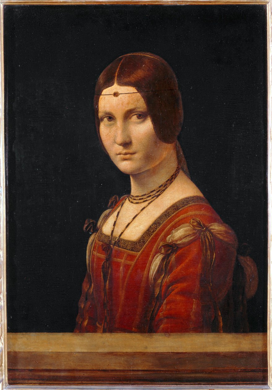 La belle Ferroniere ... od Leonardo da Vinci