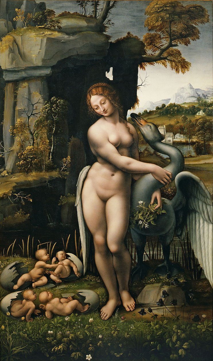 Leda a labuť od Leonardo da Vinci,