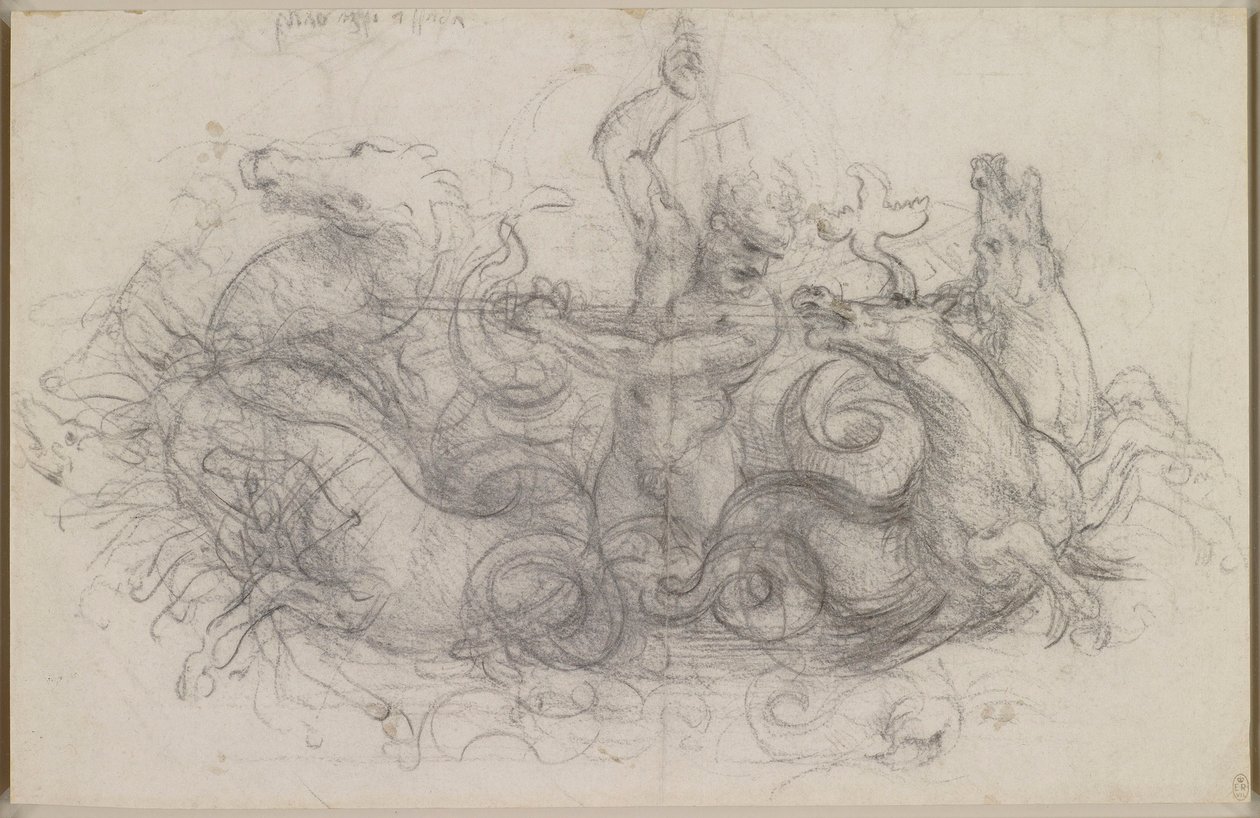 Leonardo da Vinci - Neptun, asi 1504-5 od Leonardo da Vinci