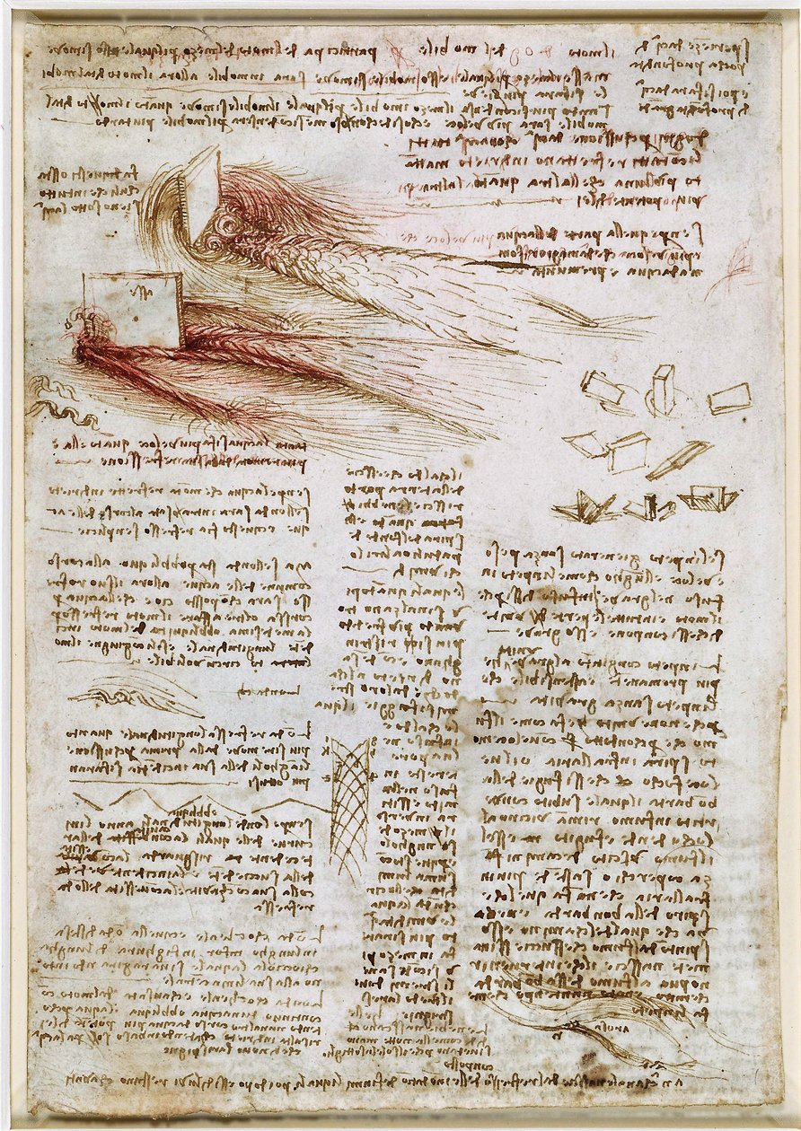 Leonardo da Vinci - RCIN 912660, Studie vody cca 1510-1512, 745082-1634741785 od Leonardo da Vinci