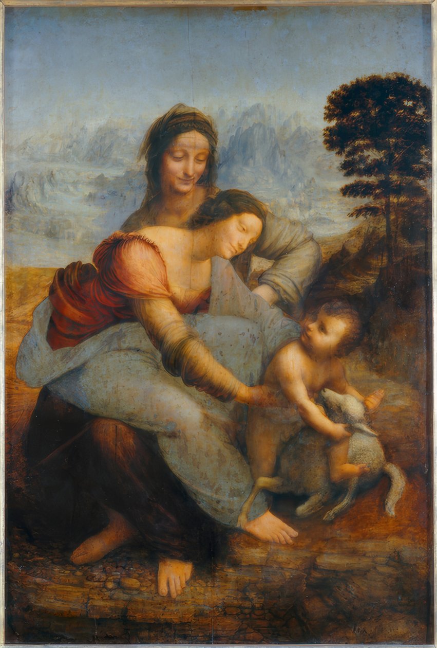 Leonardo da Vinci, Hl. Anna Selbdritt od Leonardo da Vinci