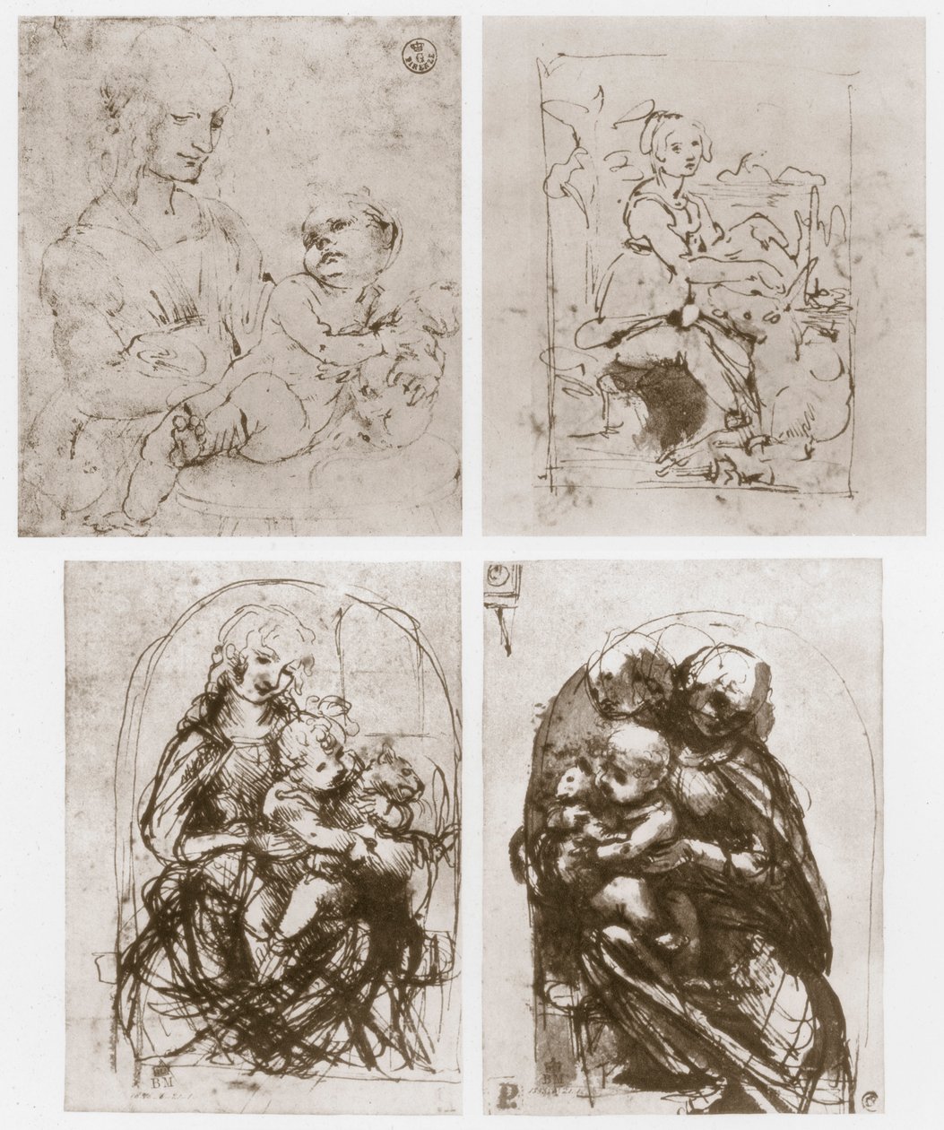 Madona, 15. století. od Leonardo da Vinci