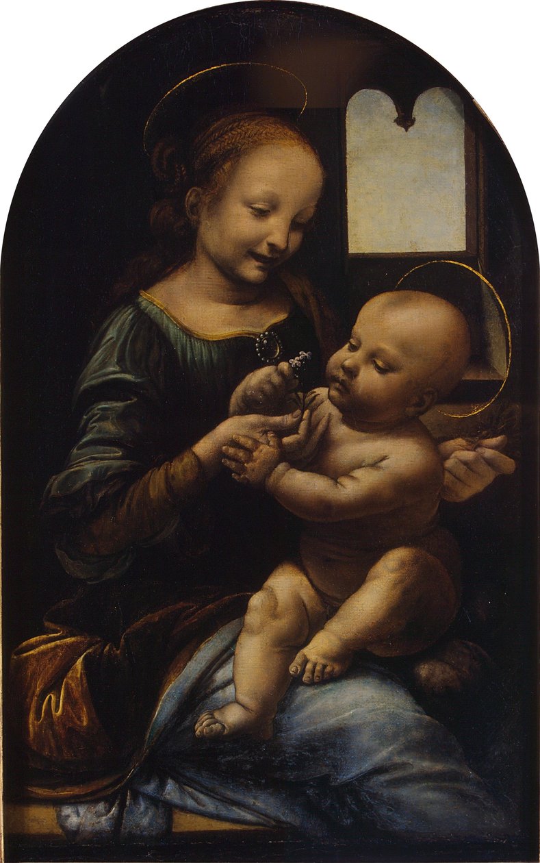 Madona s dítětem (Benoiská madona) od Leonardo da Vinci