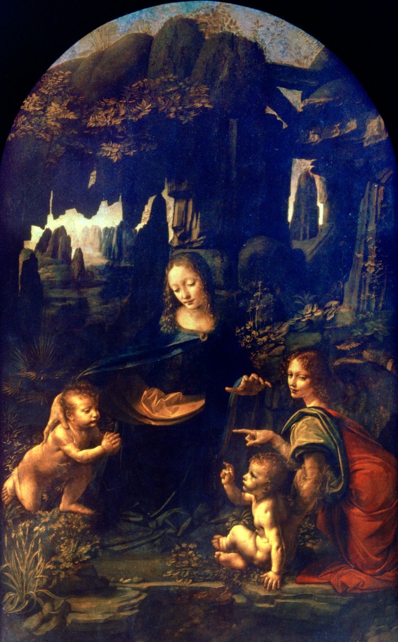 Madona ze skal, 1482-1486 od Leonardo da Vinci