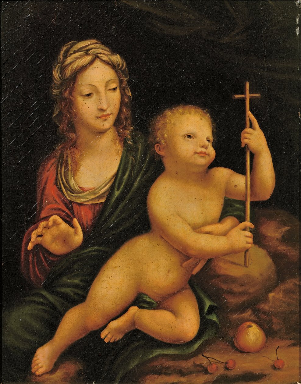 Madonna z Yarnwinderu od Leonardo da Vinci