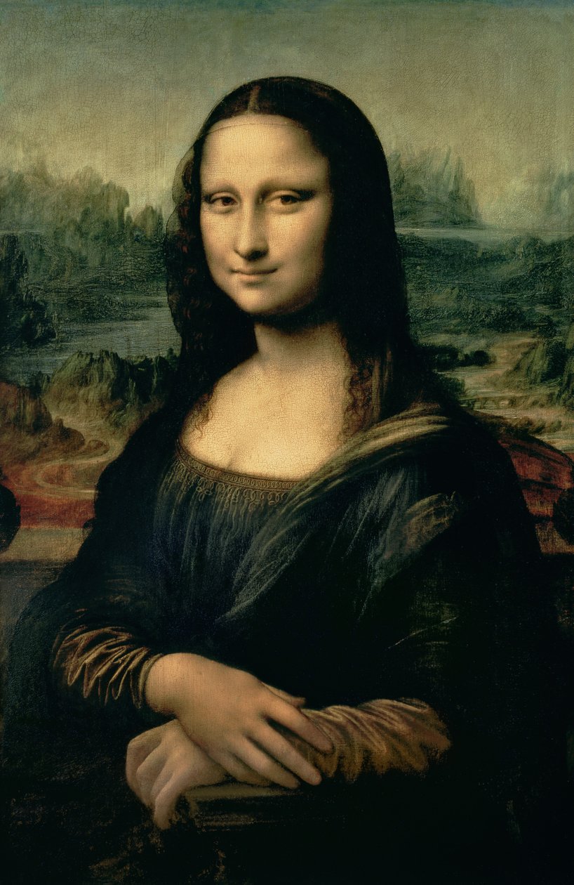 Mona Lisa, asi 1503-6 (olej na desce) od Leonardo da Vinci