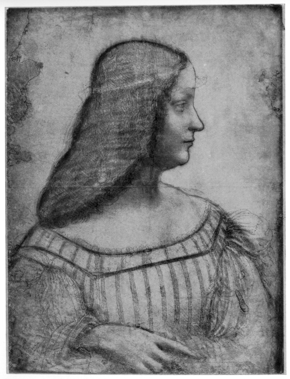 Portrét Isabelly dEste, 1500 1954. od Leonardo da Vinci