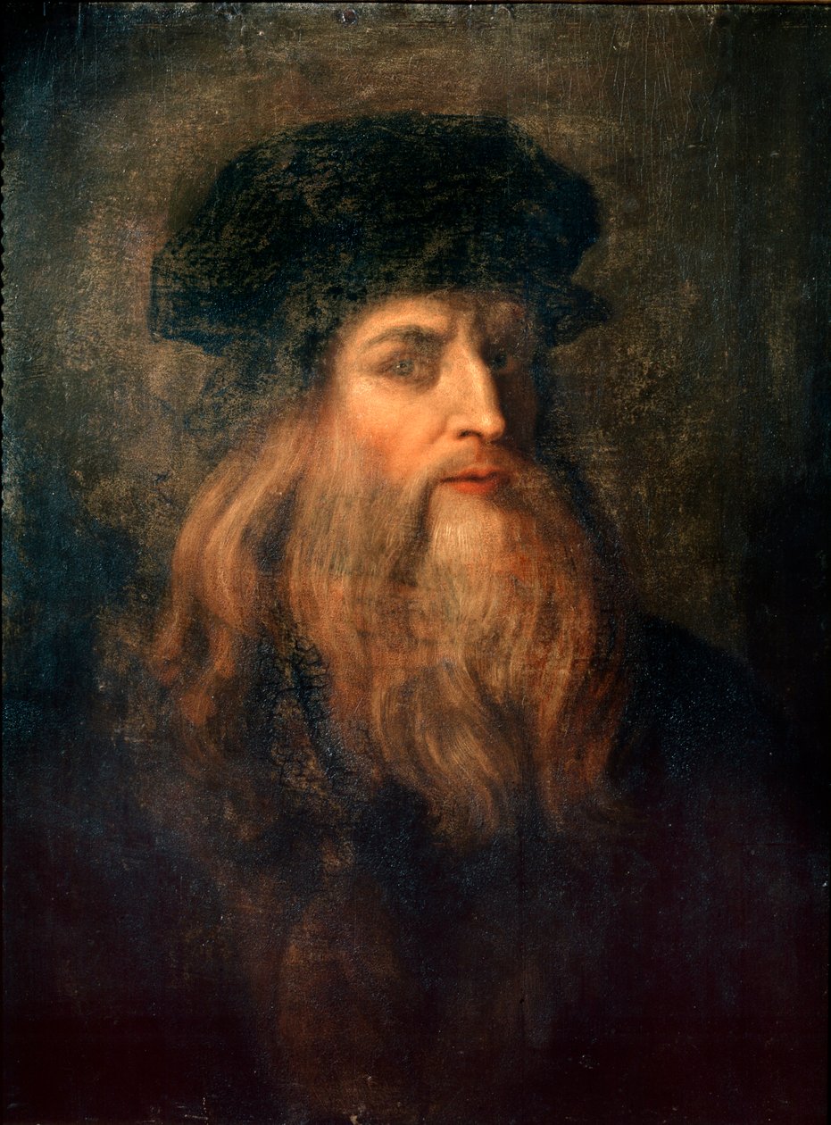 Předpokládaný autoportrét (Lucanův portrét de Vinciho) - tempera na panelu od Leonardo da Vinci