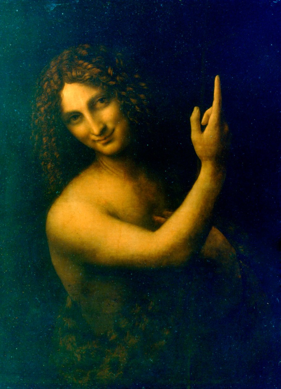 Svatý Jan Křtitel, 1513-1516 od Leonardo da Vinci