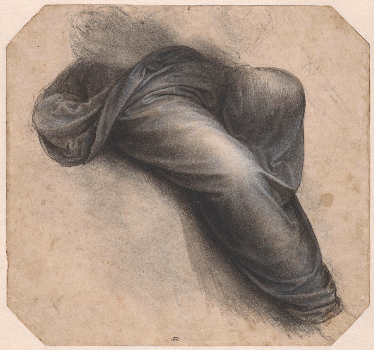 Studium pro Pannu a dítě se svatou Annou, kolem roku 1508. od Leonardo da Vinci