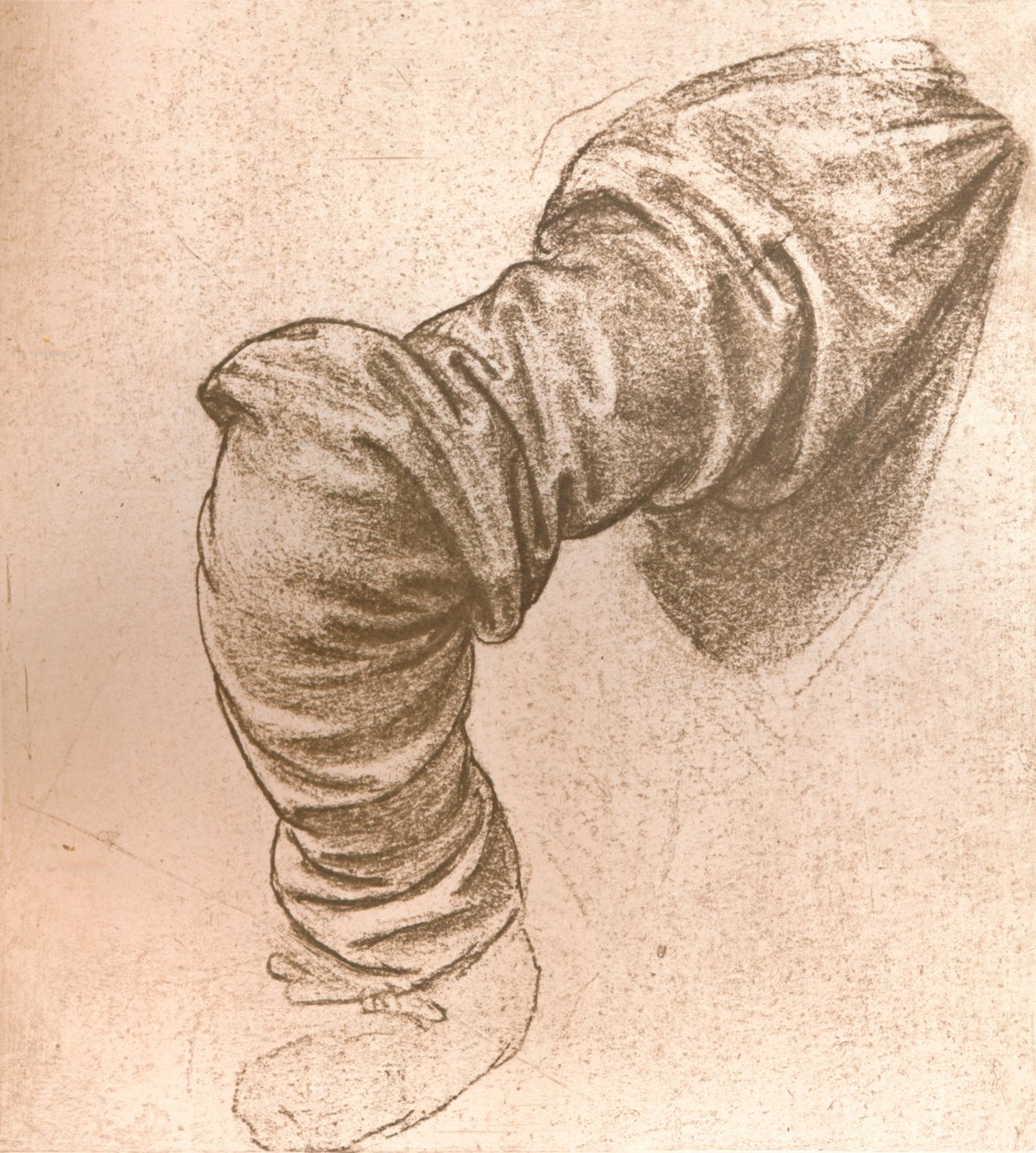 Studie pro rameno svatého Petra v "Poslední večeři", c1494-c1499 1883. od Leonardo da Vinci