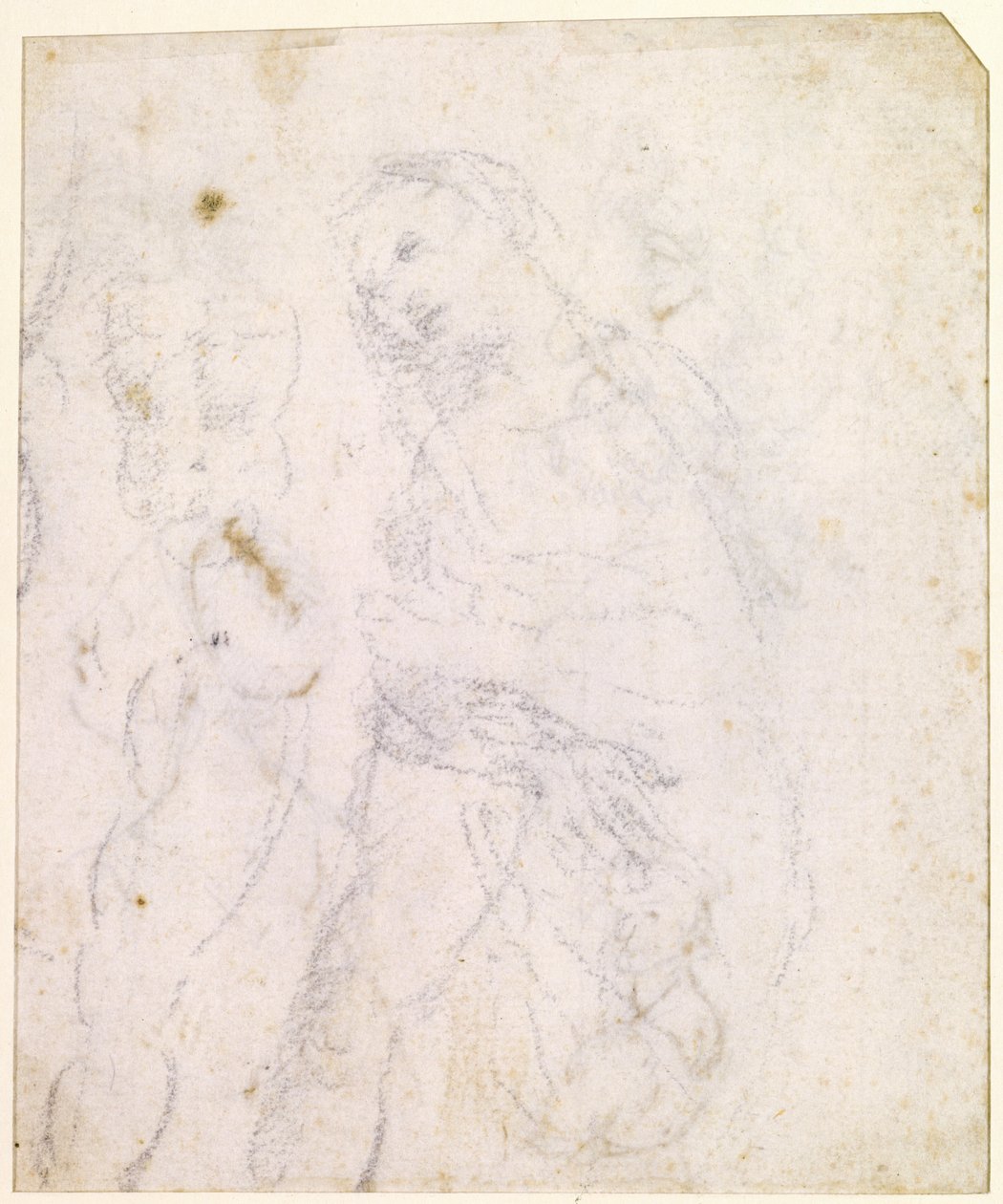 Studie Madony [na zadní straně] od Leonardo da Vinci