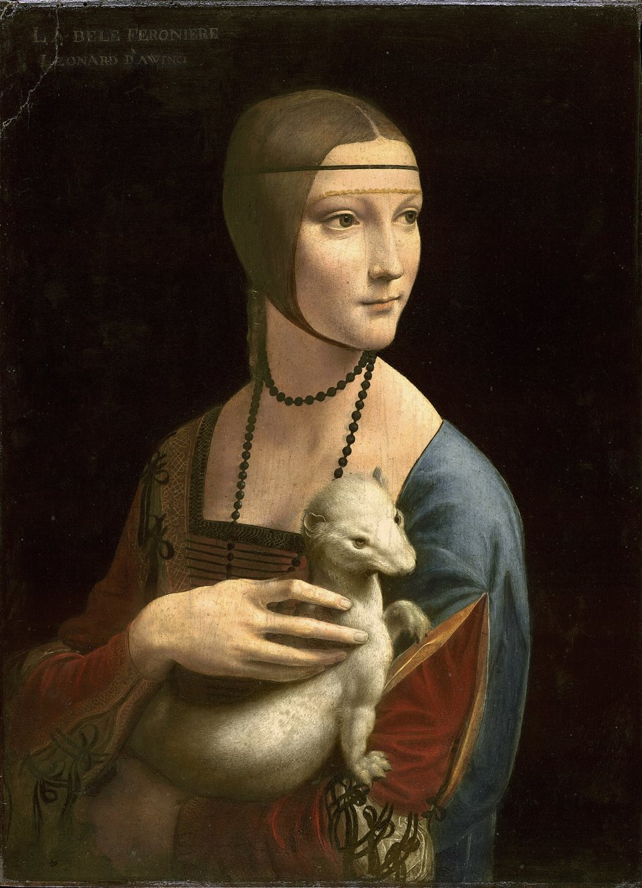 Dáma s hranostajem (Cecilia Gallerani) od Leonardo da Vinci