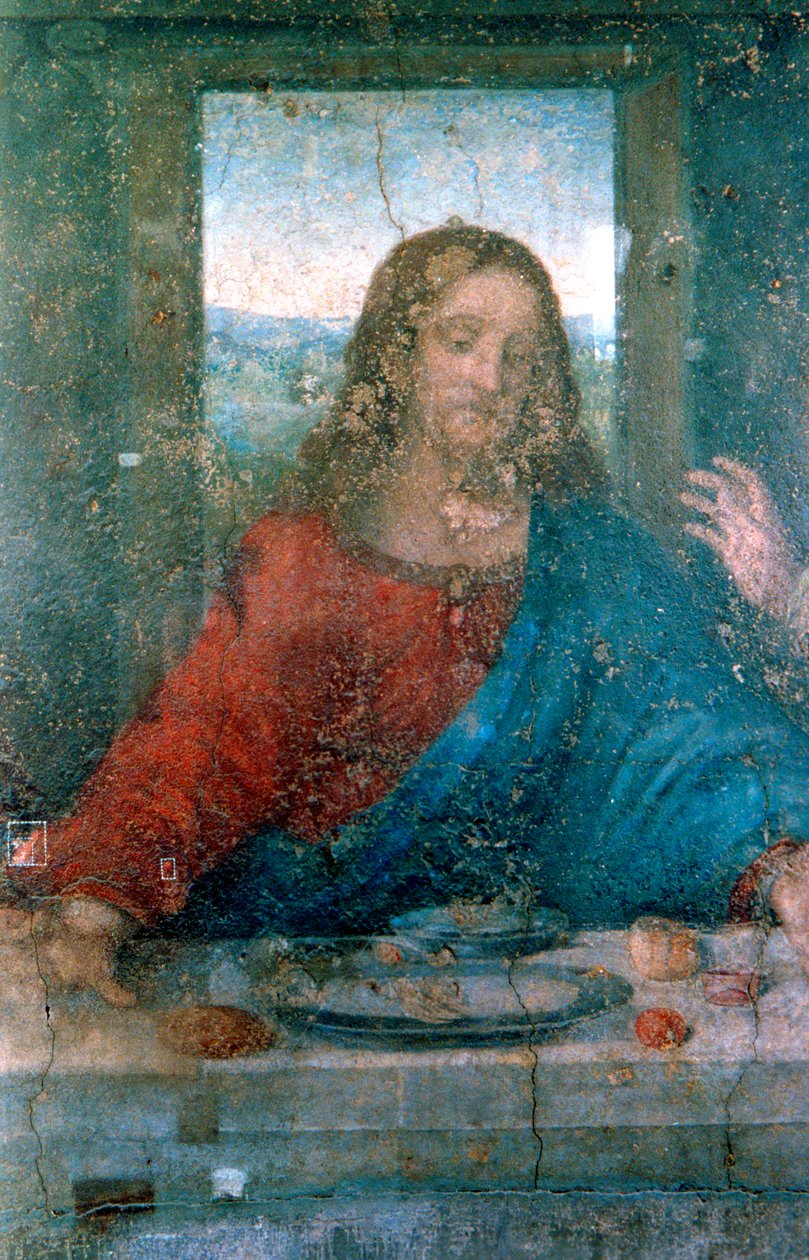Poslední večeře, Detail, 1495-1498 od Leonardo da Vinci