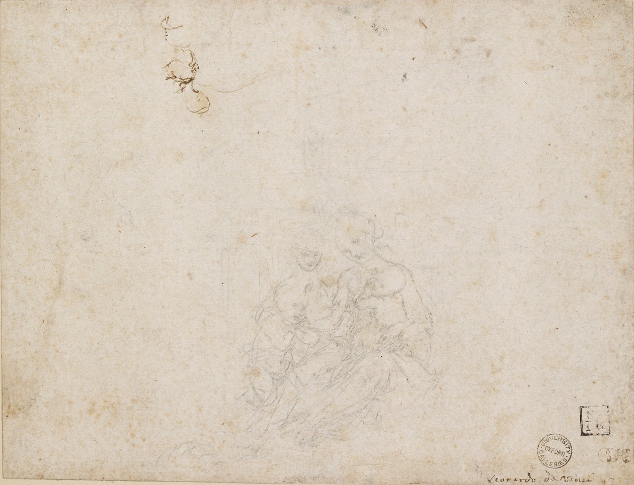 Panna a dítě zbožňované, 1472-1519 od Leonardo da Vinci