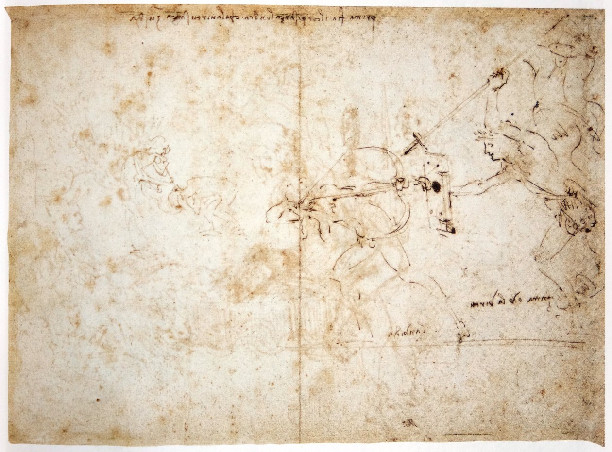 Sláva útočí na závist od Leonardo da Vinci
