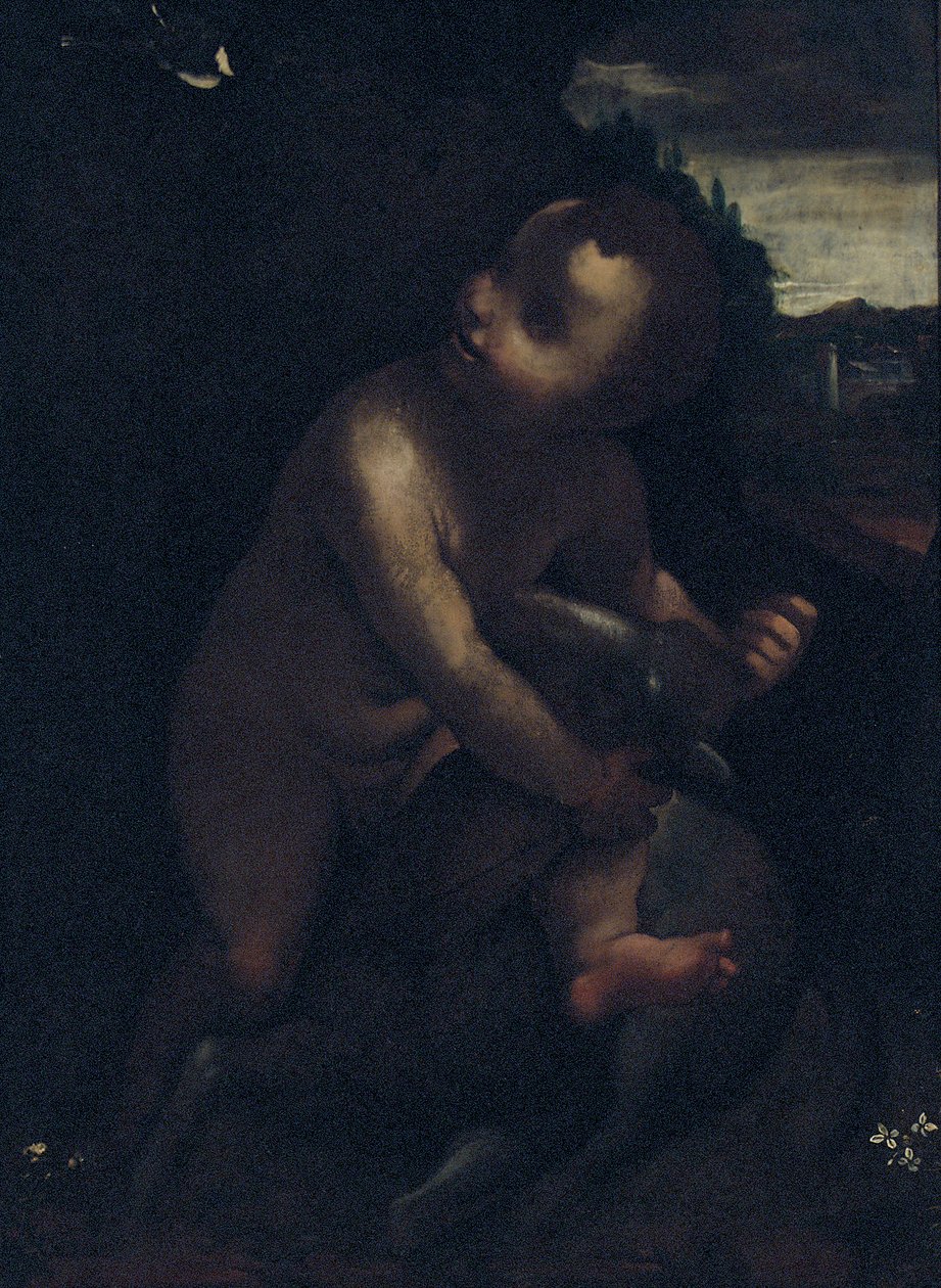 Nemluvně sv. Jana Křtitele od Leonardo da Vinci