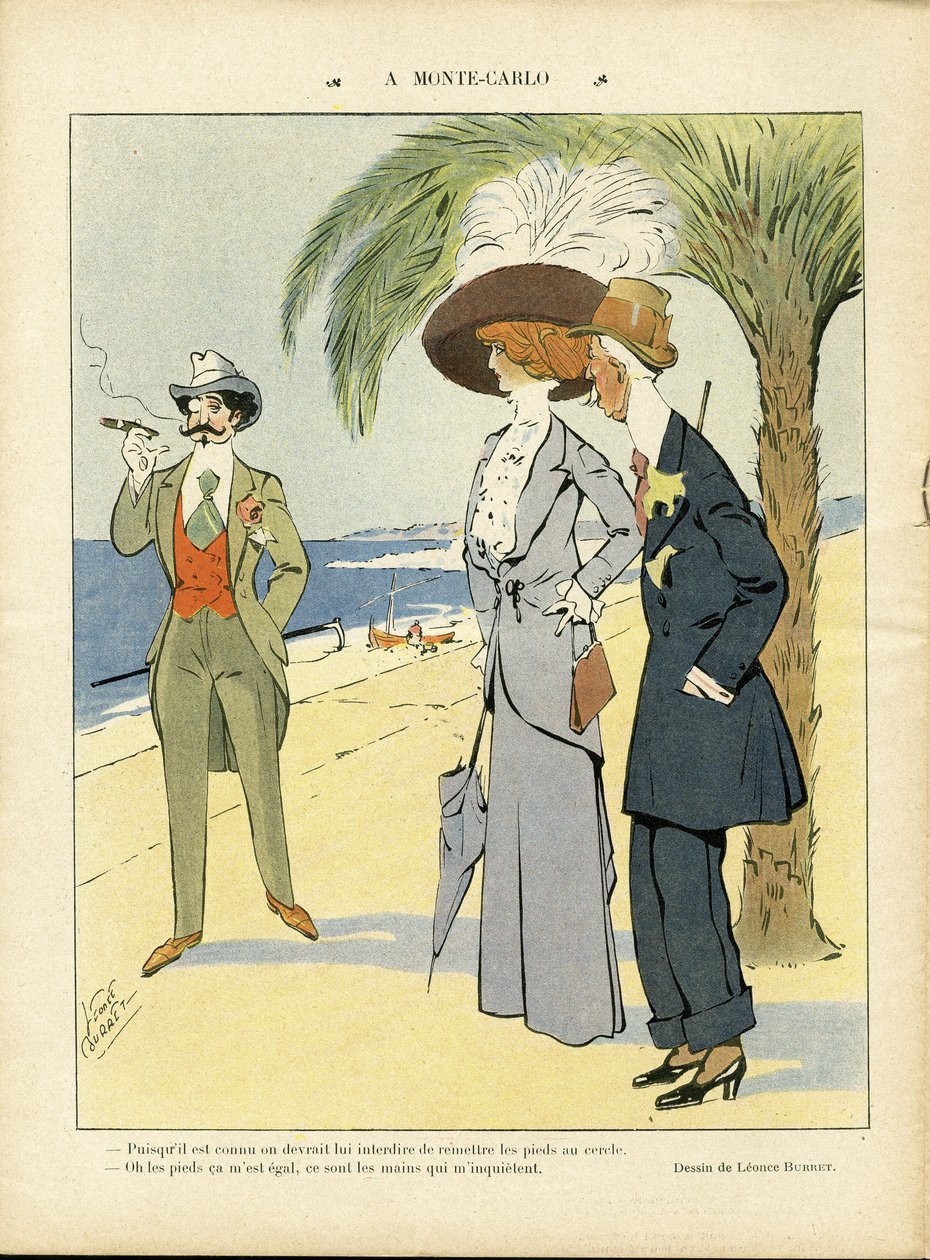 Ilustrace Leonce Burret (1865-1915) v Le Lire od Leonce Burret