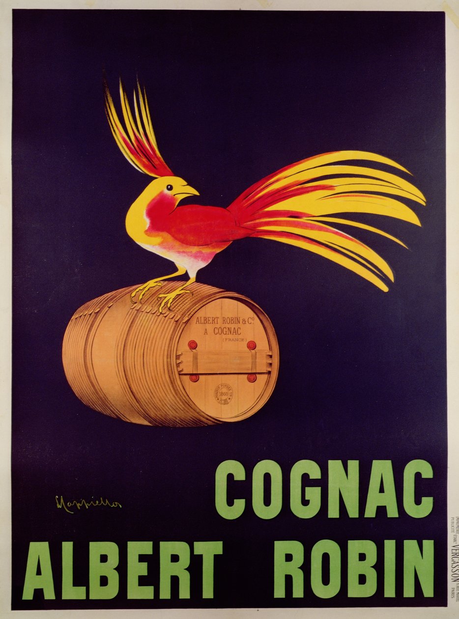 Reklamní plakát Albert Robin Cognac od Leonetto Cappiello