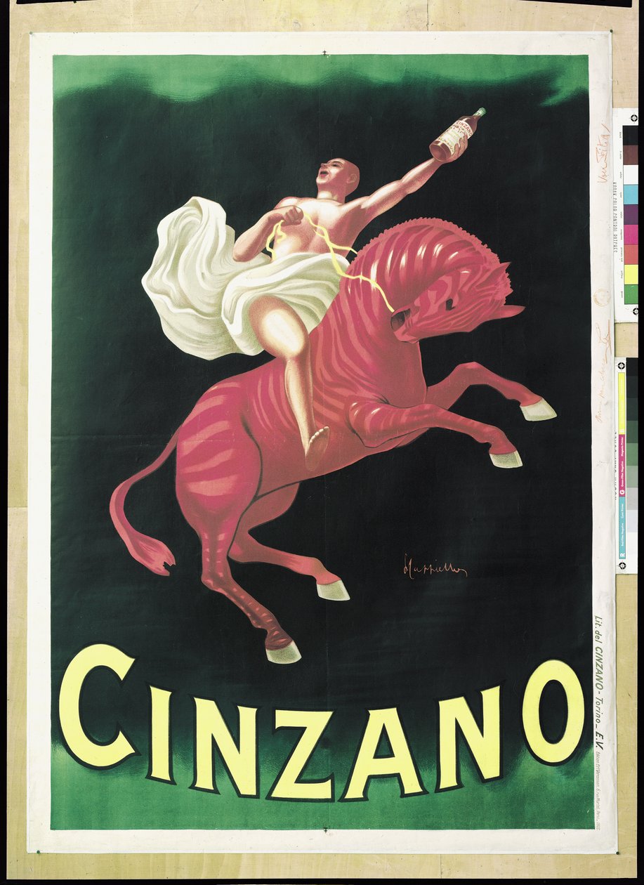 Reklamní plakát Cinzano, 1925 od Leonetto Cappiello