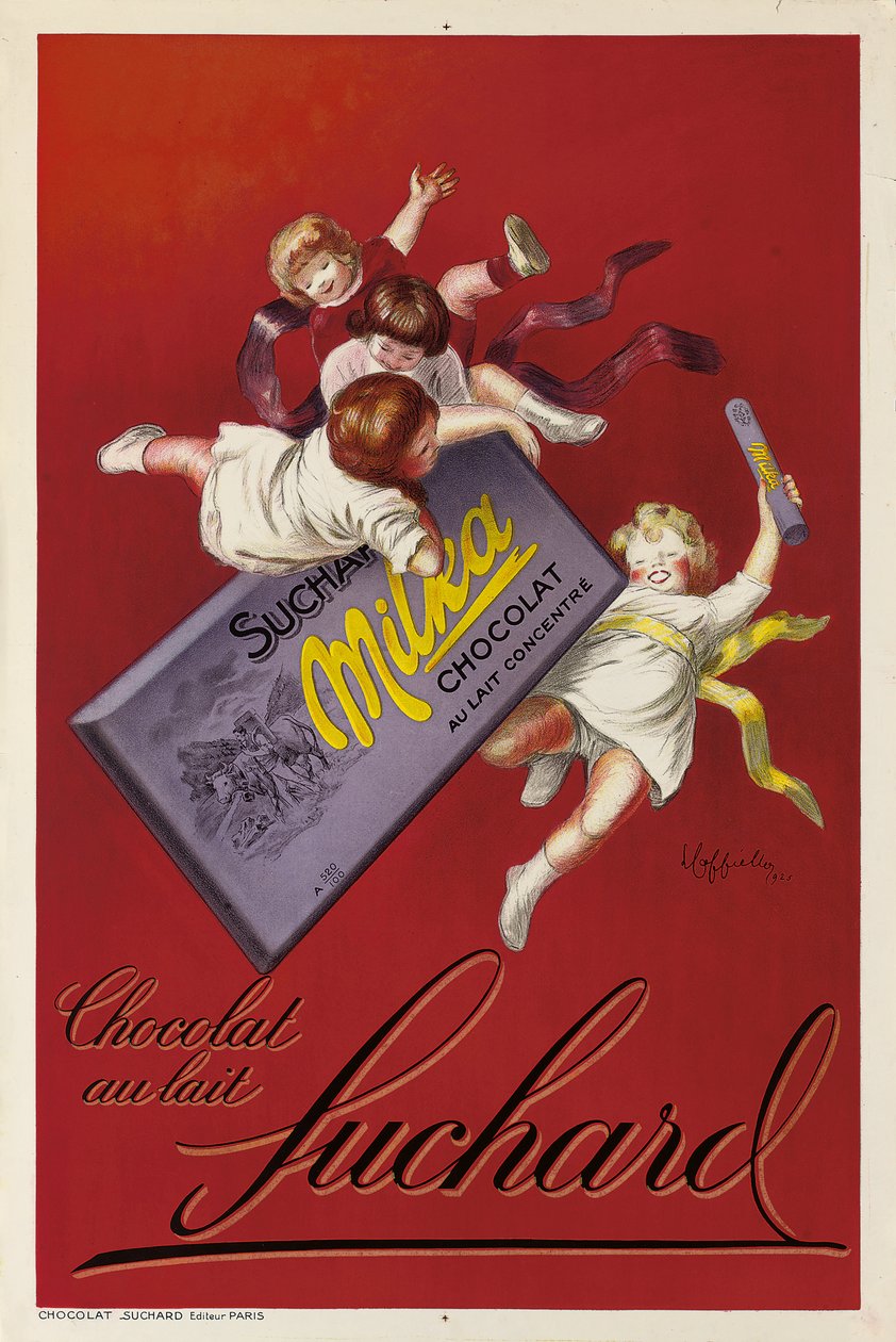 Reklamní plakát na čokolády Milka od Sucharda, 1925 od Leonetto Cappiello