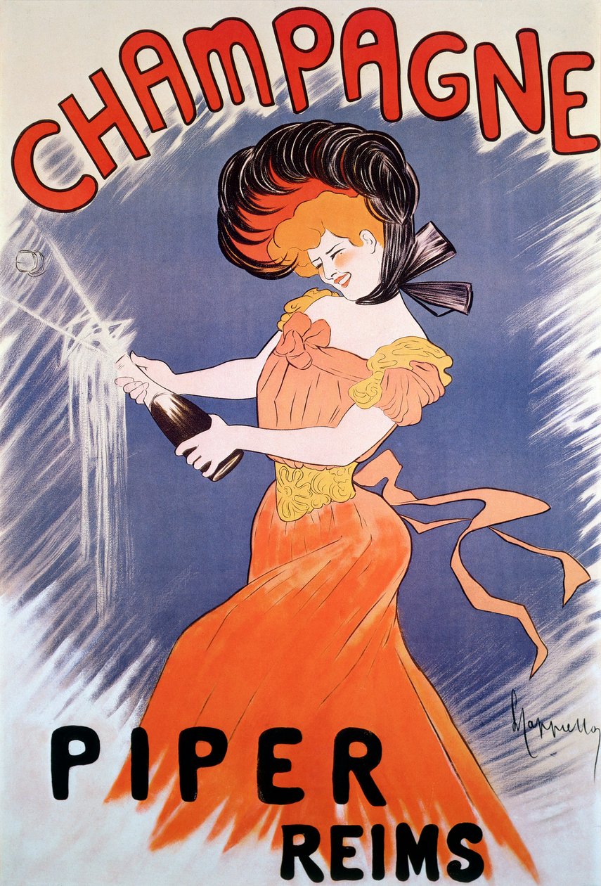 Reklamní plakát na Piper Champagne, 20. století od Leonetto Cappiello