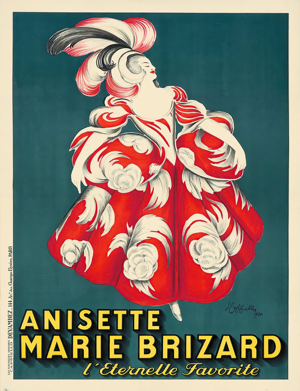 Anisette Marie Brizard, 1928. od Leonetto Cappiello