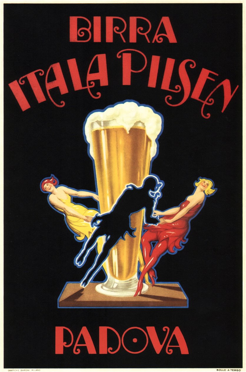 Birra Itala Plzeň (plakát) od Leonetto Cappiello