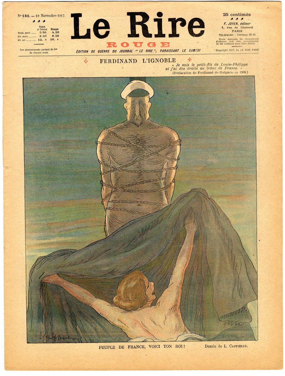 Obálka „“The Red Laughter“, Satirical in Colors od Leonetto Cappiello