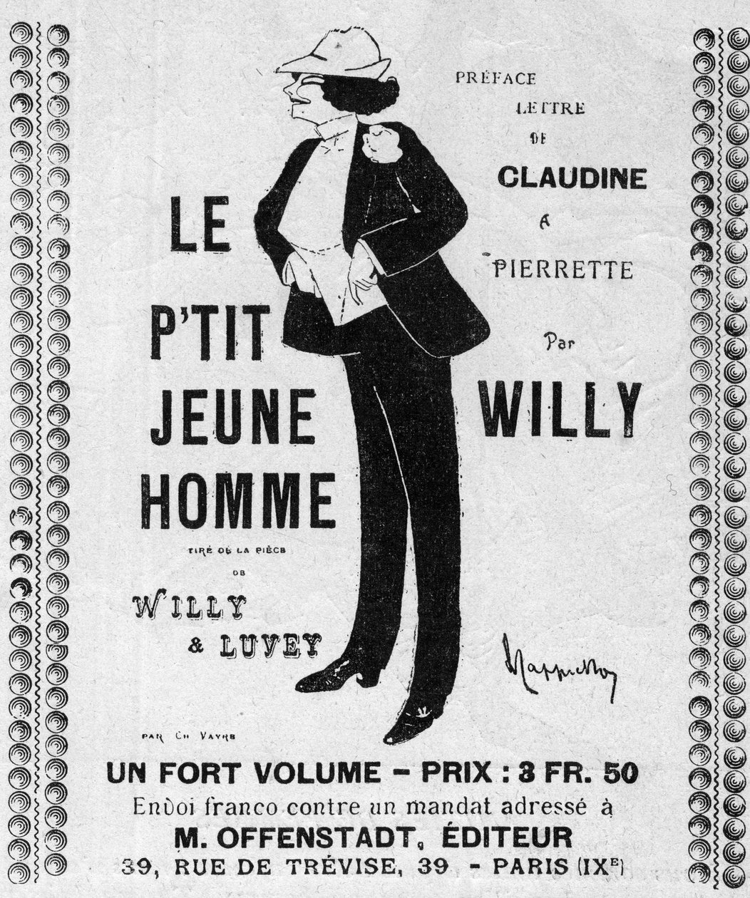 FLEECE EMILIE MARIE BOUCHU ve filmu „The Little Young Man““ od Leonetto Cappiello