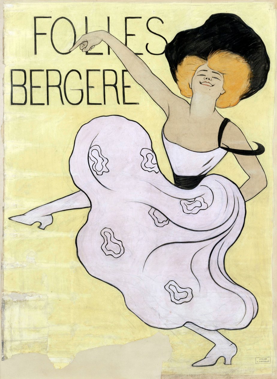 Folies Bergères, 1900 od Leonetto Cappiello