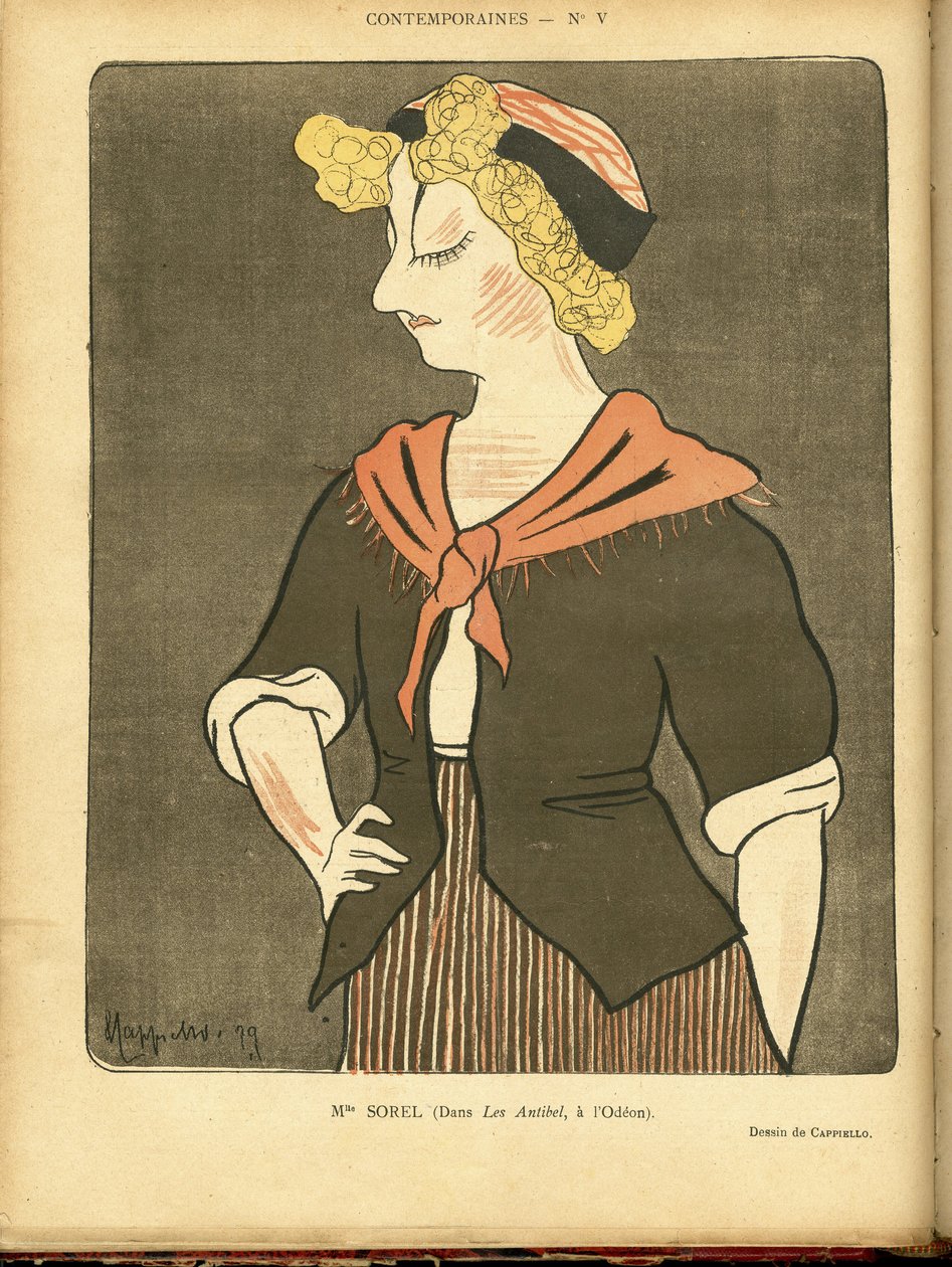 Ilustrace Leonetta Cappiella dit Cappiello (1875-1942) v Le Rire od Leonetto Cappiello