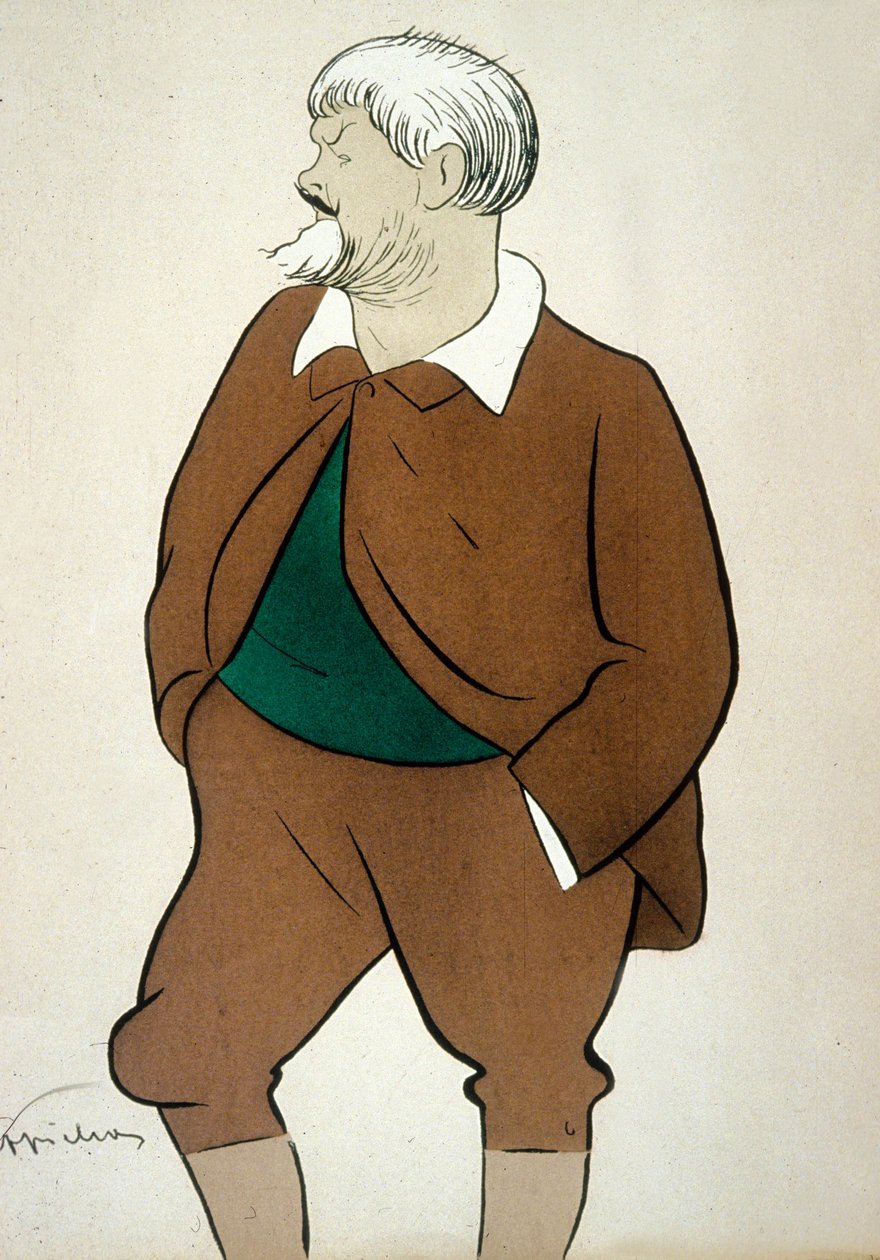 Jean Cuchepent (1849-1926) básník francais odvážný od cappiella od Leonetto Cappiello