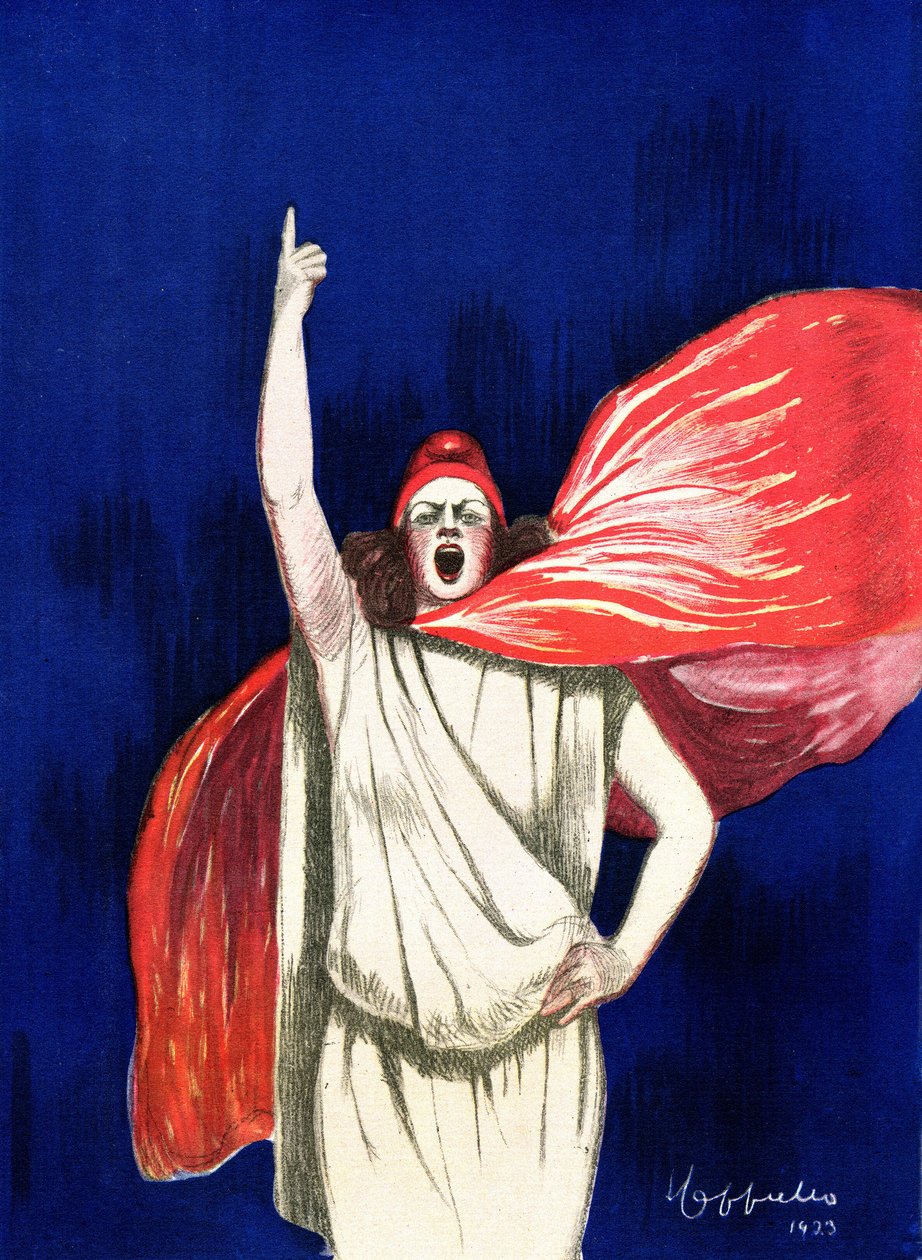 Plakát k filmu "The Daily" od Leonetta Cappiella (1875-1942) z roku 1923 Soukromá sbírka od Leonetto Cappiello