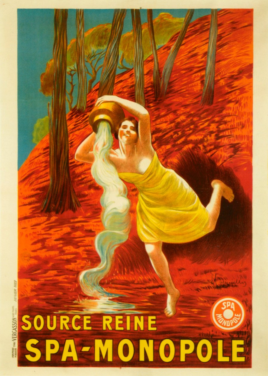 Zdroj Reine Spa Monopole od Leonetto Cappiello