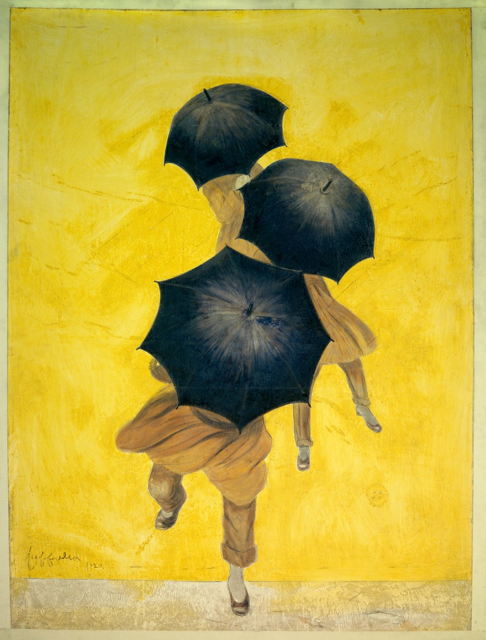 Deštníky si libují 1922 od Leonetto Cappiello