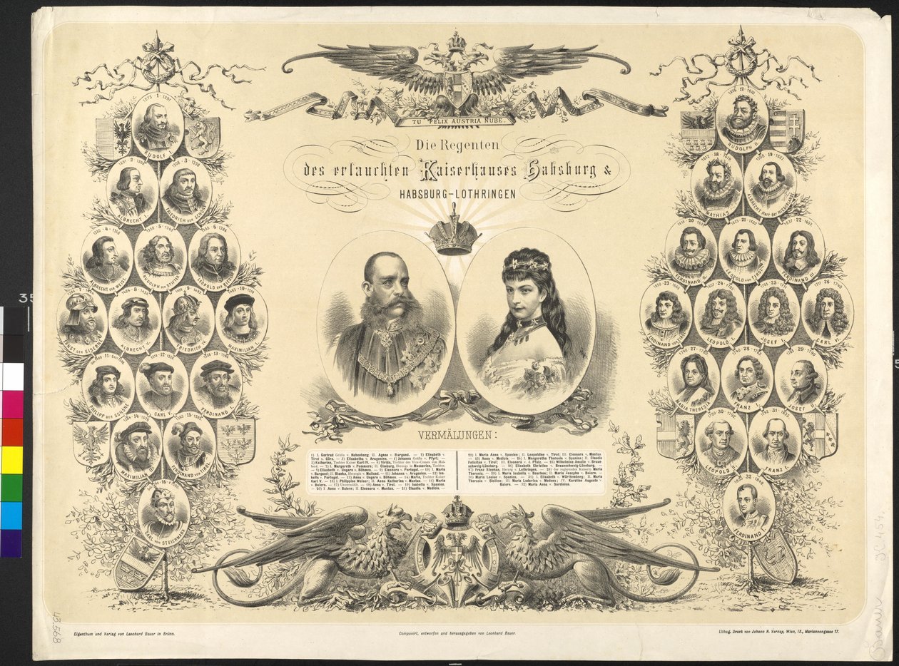 Arcivévoda rakouský Regent šlechtického císařského rodu Habsburků a Habsbursko-Lotrinsko od Leonhard Bauer