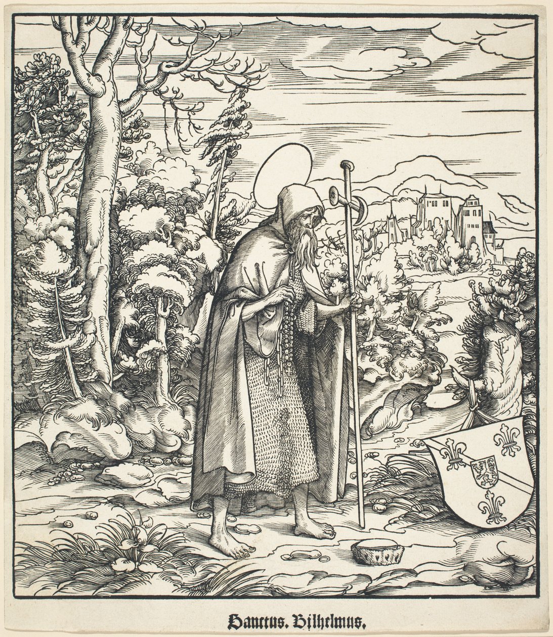 Svatý Vilém od Leonhard Beck
