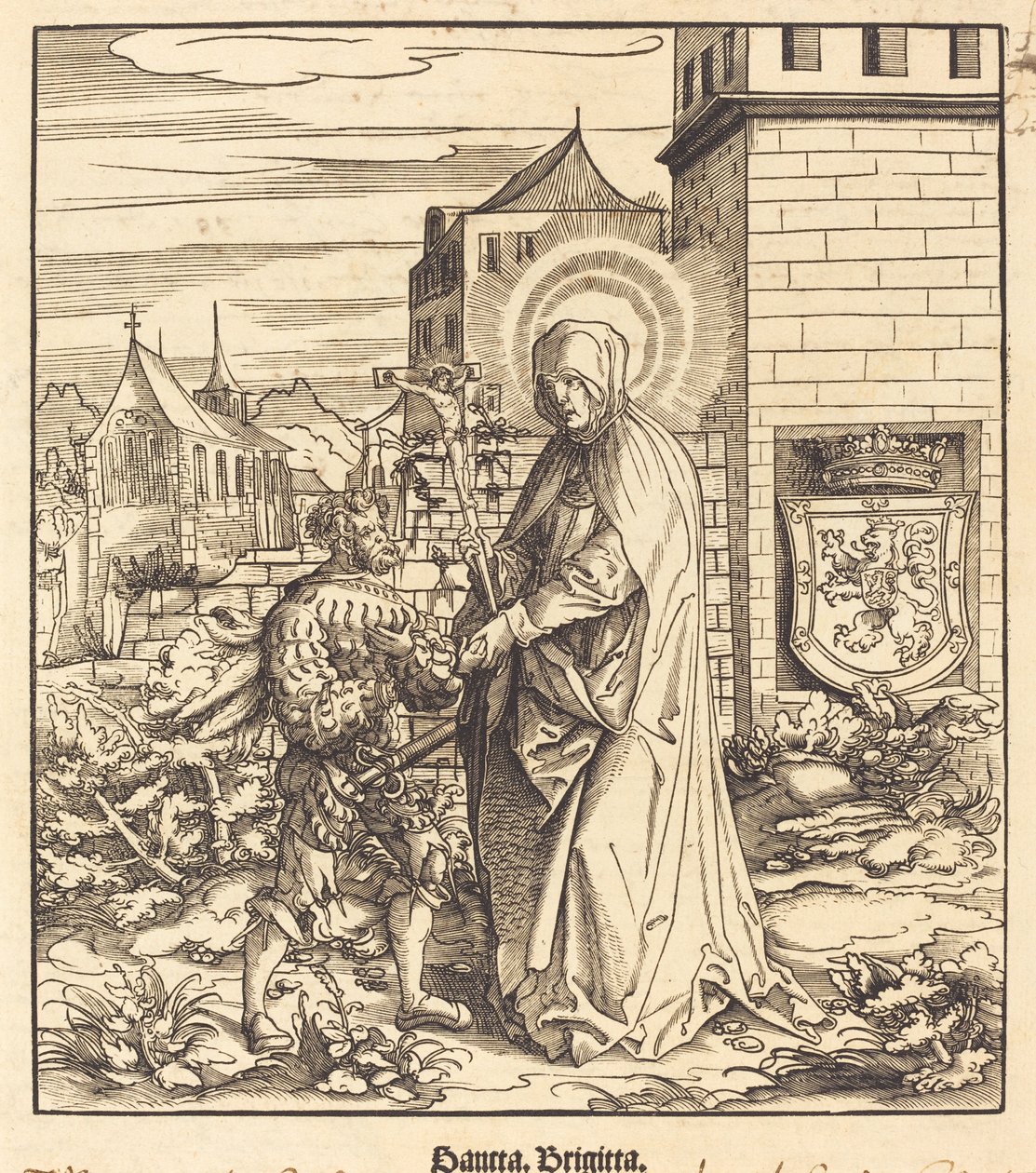 Svatá Brigita od Leonhard Beck