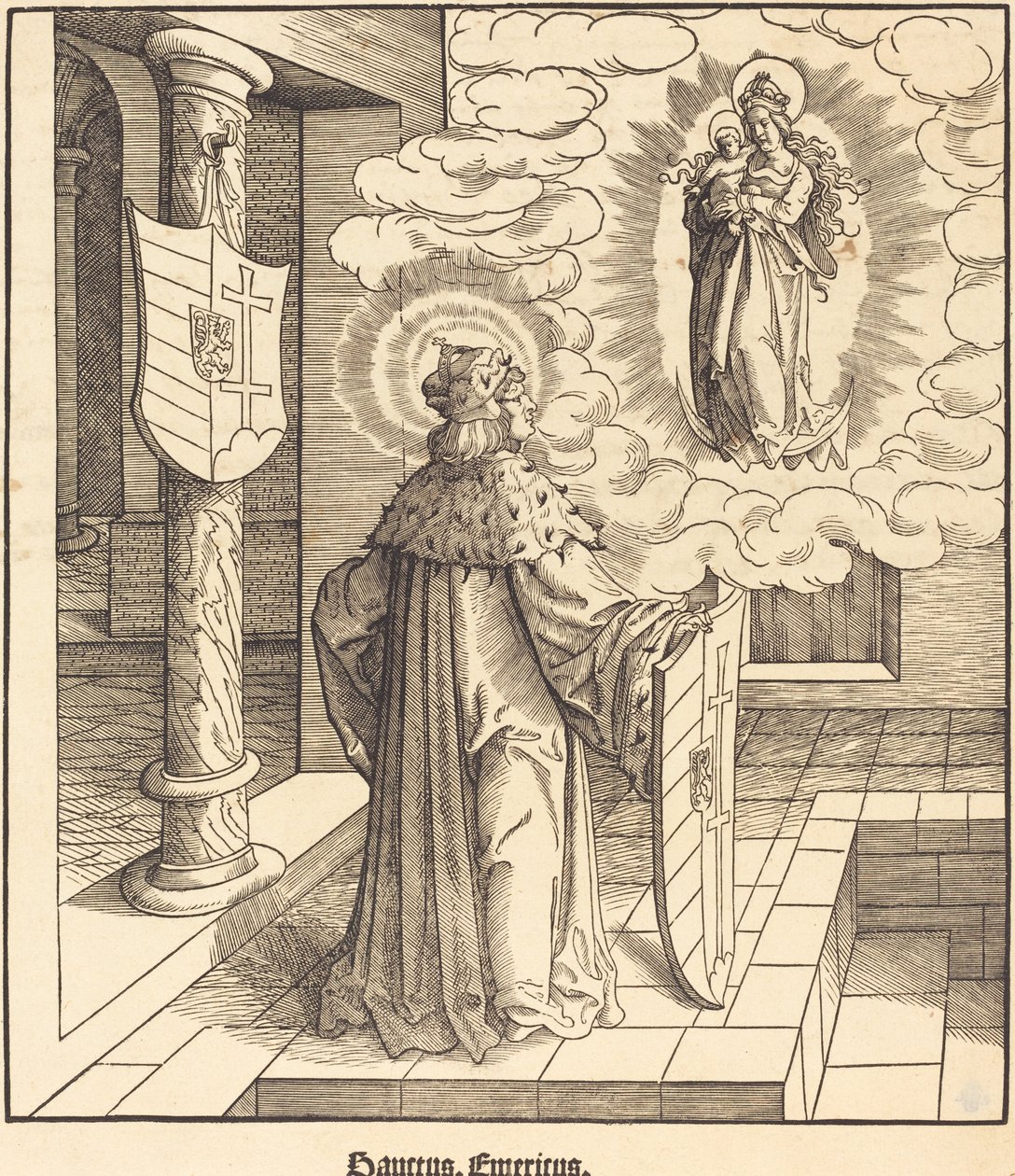 Svatý Emericus od Leonhard Beck