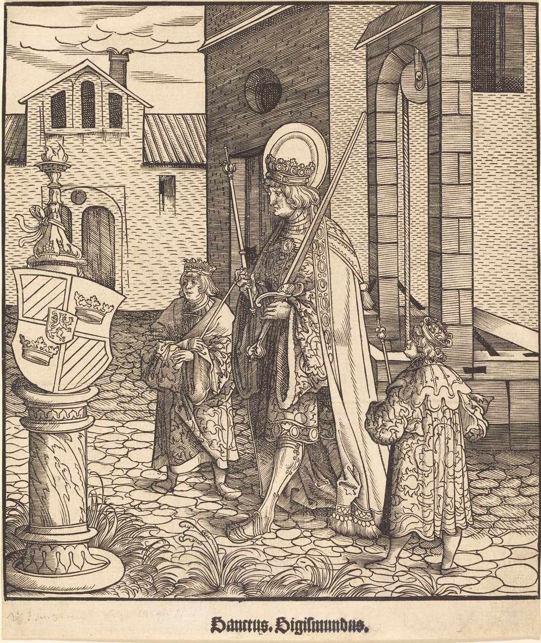 Svatý Zikmund od Leonhard Beck