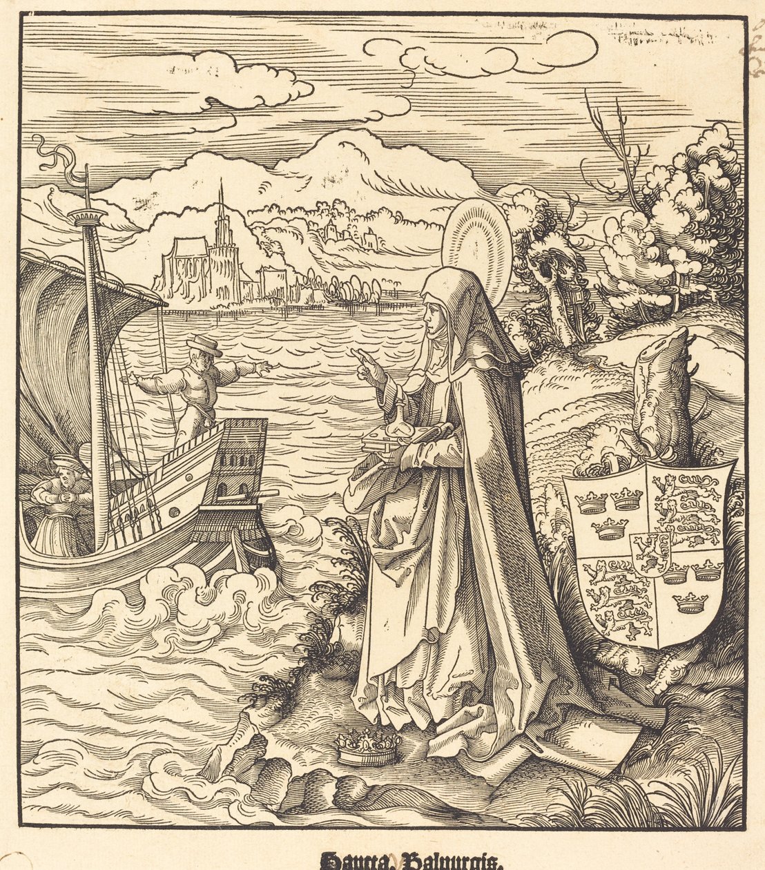 Svatá Walpurgis od Leonhard Beck