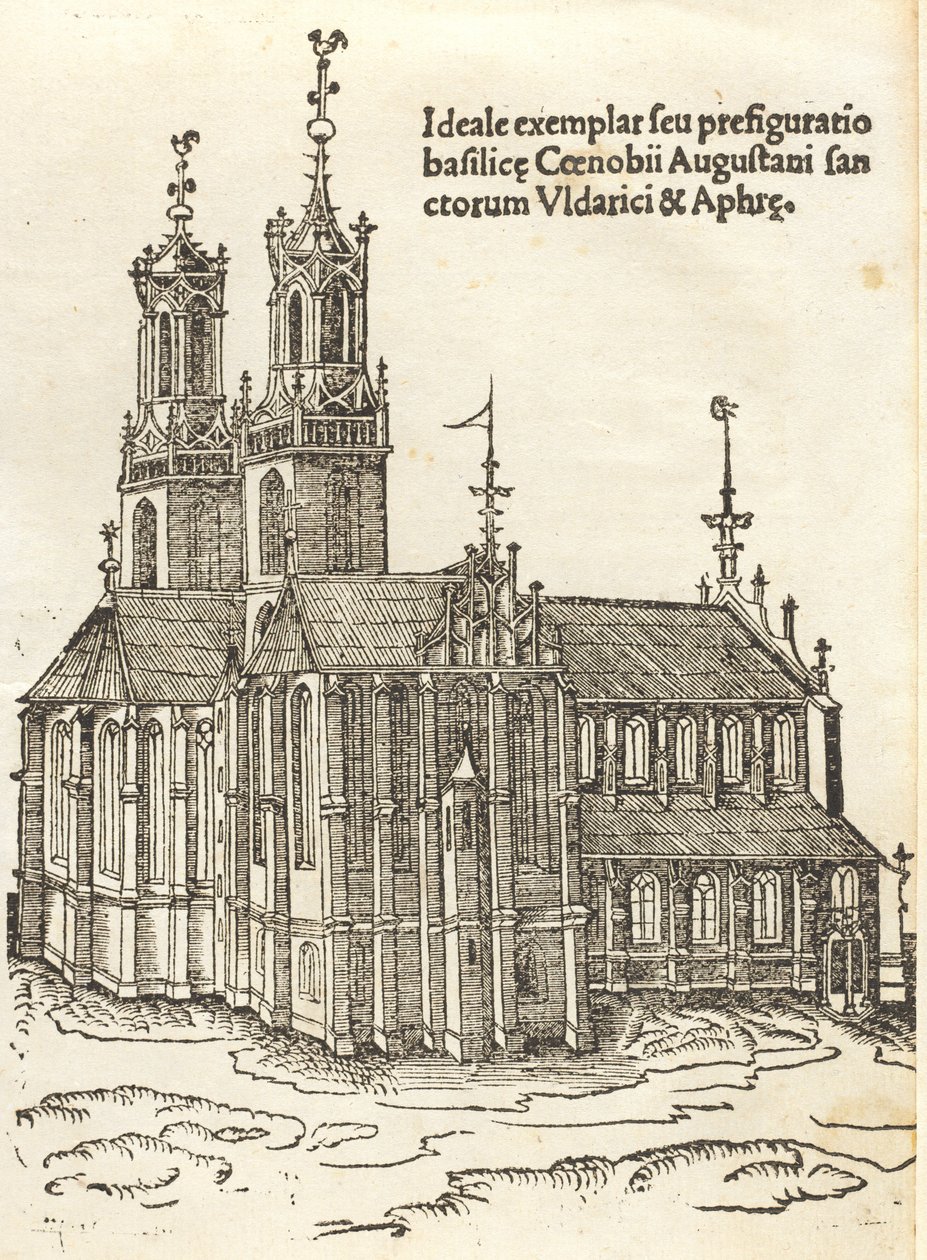 Slavní vyznavači Krista Uldarica a Symperta od Leonhard Beck and Berno of Reichenau